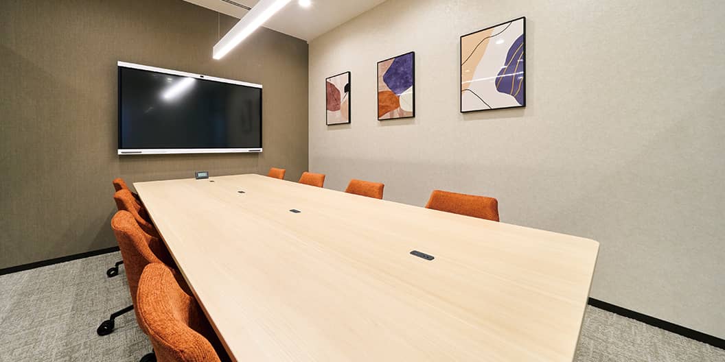 武蔵小杉のレンタルオフィス「リージャス武蔵小杉」の会議室