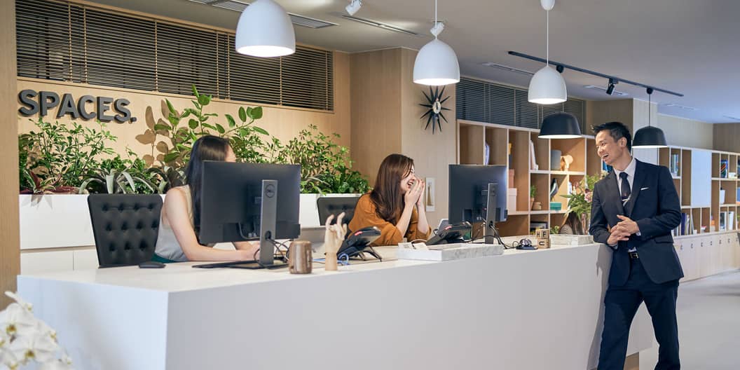 新宿三丁目のレンタルオフィス「SPACES新宿」_レセプション